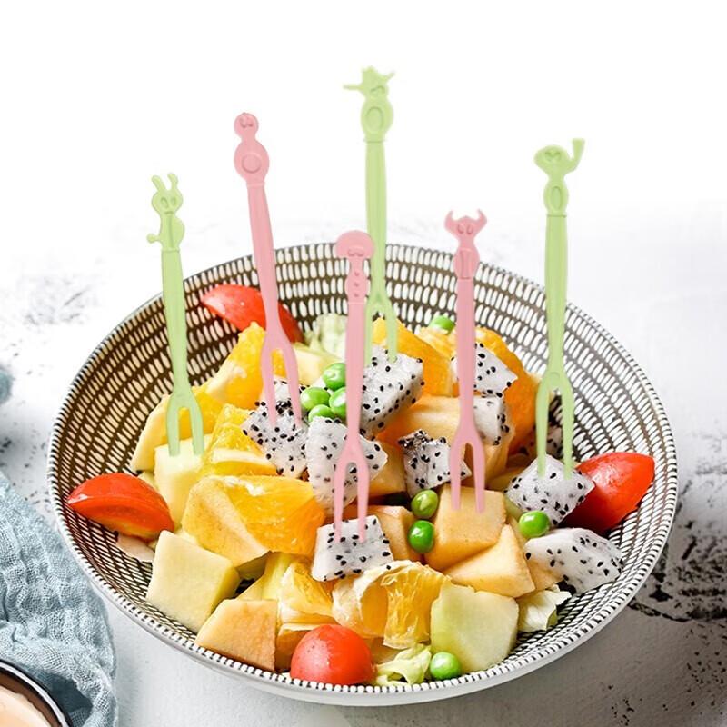 Cartoon Dessert & Fruit Forks