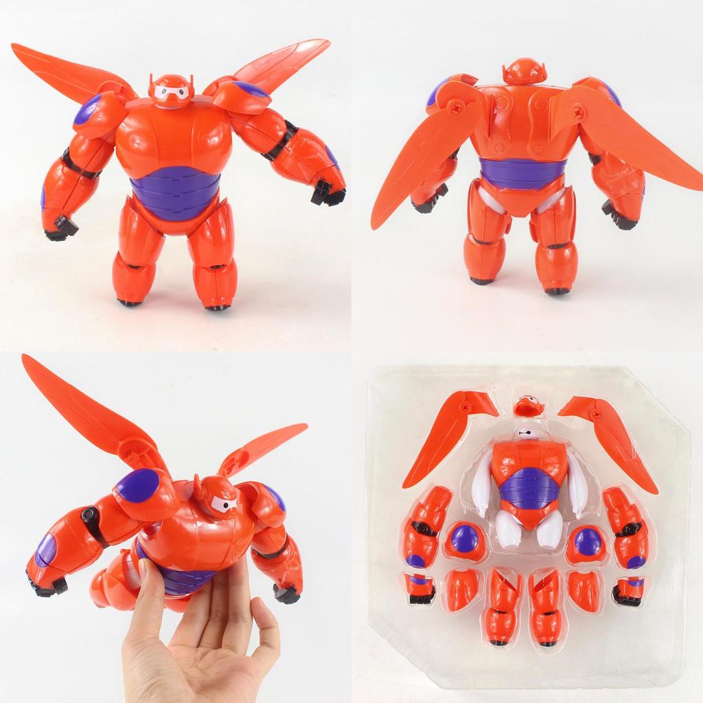Hero 6 Big 16cm Baymax Orange Robot Assembles Transformed Boy Model Doll Toy