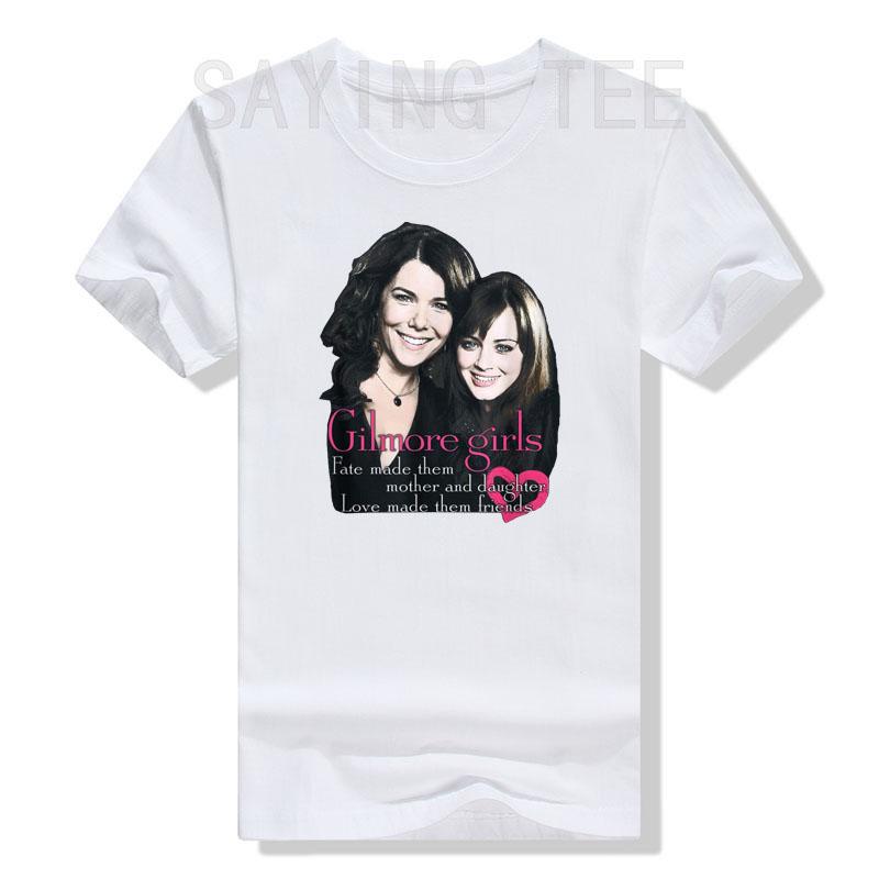 Футболка с названием сериала «Девочки Гилмор», Забавная графическая футболка для мамы и дочери, Топы, Модная эстетичная женская одежда, Блузки с коротким рукавом, Подарки