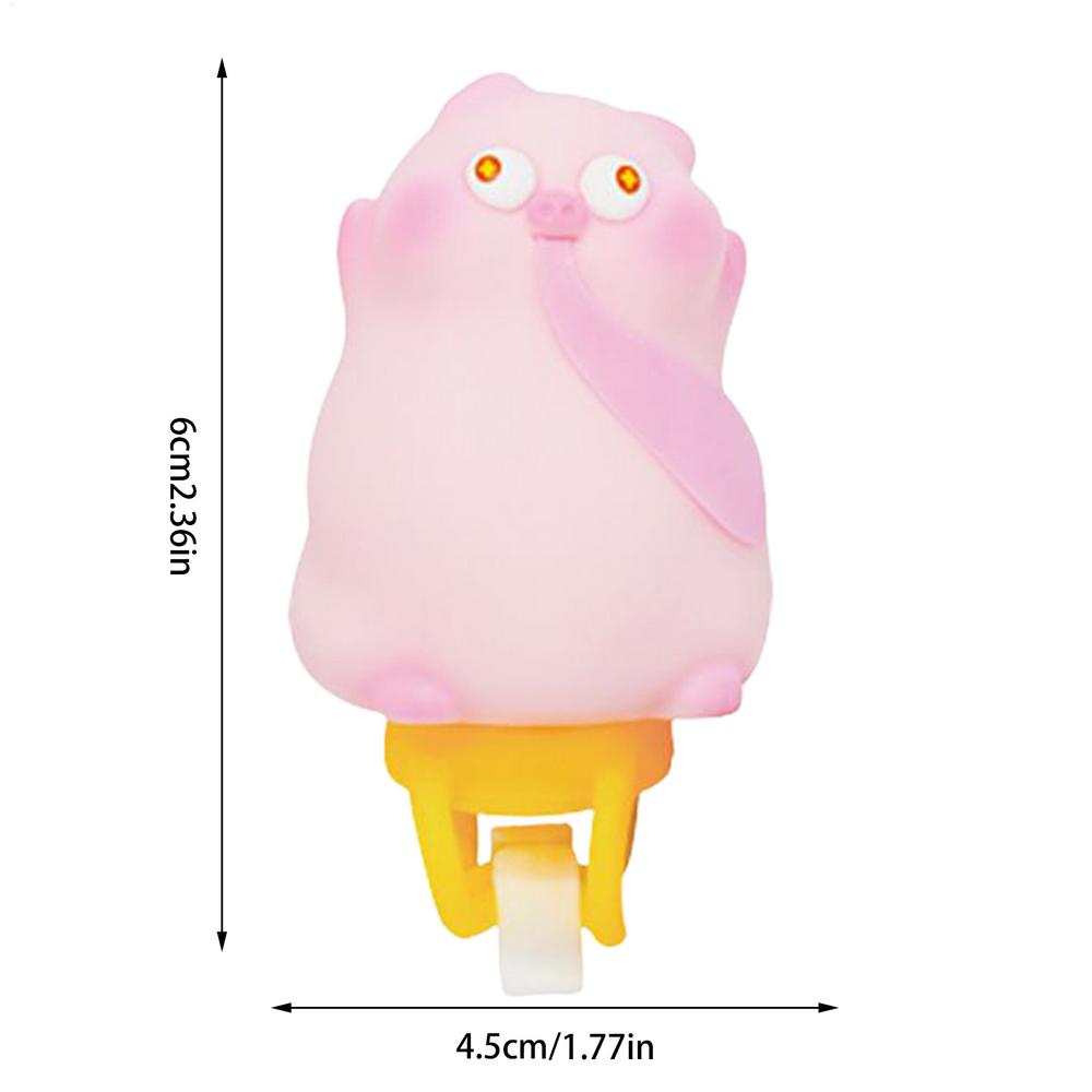 Украшение для велосипеда Мультяшное животное Водонепроницаемое украшение на руль электросамоката Спортивный аксессуар для езды на велосипеде, для улицы