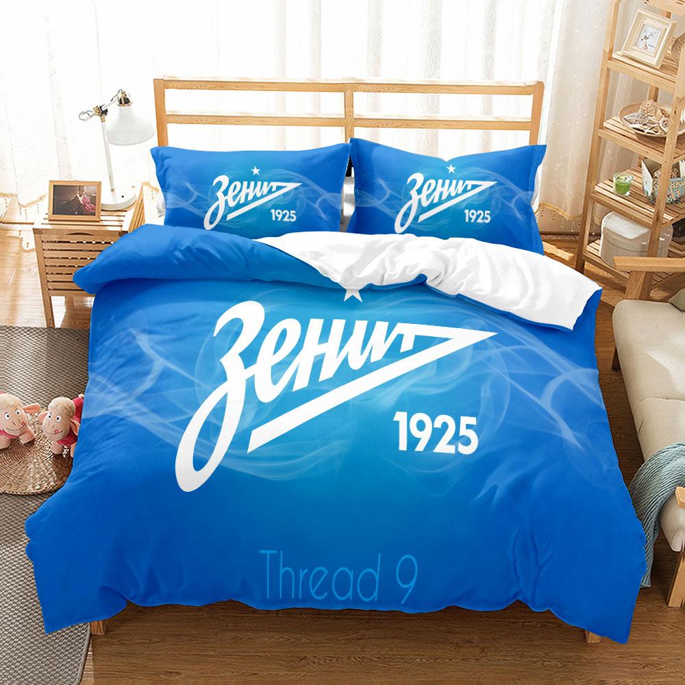 Футбол Арт Футбол Постельное белье Комплект постельного белья King Queen Double Full Twin Single Size Saint Petersburg zenit fc Комплект постельного белья