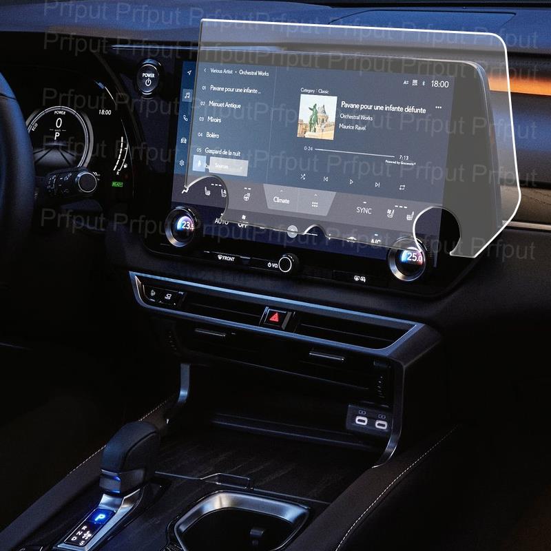 Car GPS Navigation Protective Film for Lexus TX 350 500h 2024 2025 2026 LCD screen Tempered glass protective film