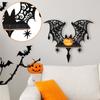 Hollow Creative Wall Rack Bohemian Style Wall Hanging Decoration Halloween Wooden Wall Storage Rack