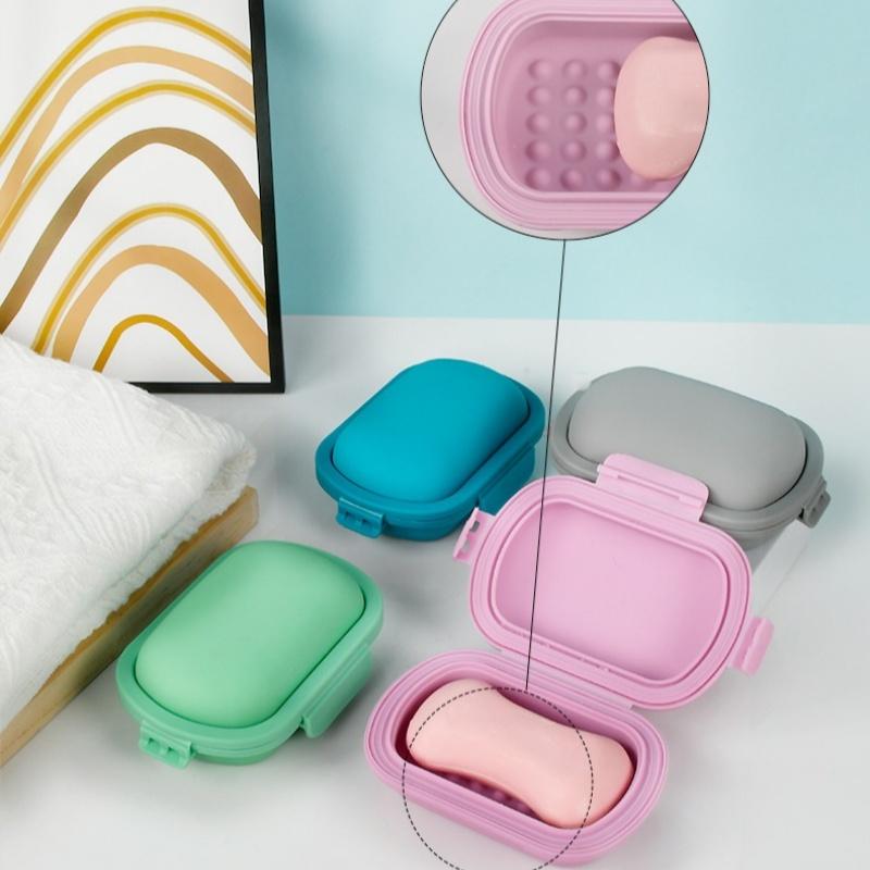 Travel Ready Soap Dish: Leak Proof Design Keeps Your Soap Fresh and Dry