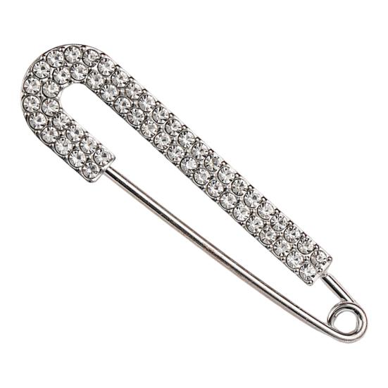 Женская брошь-булавка, зажим для свитера/шали, со стразами, безопасная булавка, зажим для платья/рубашки, брошь для кардиганов/шарфов