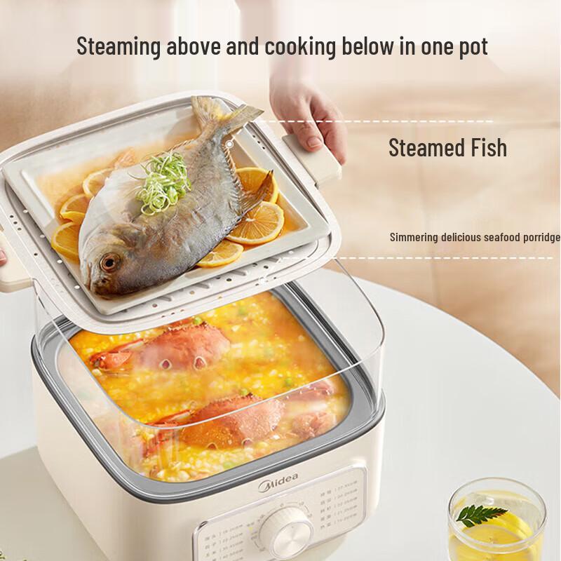 Midea Multi-function 4-Layer Electric Steamer CN plug (adapter included)