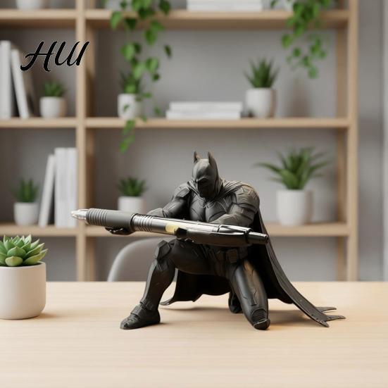 Ninja Pen Holder 3D Printed Batman Holder, Unique Desk Organizer for Office & Accessory Home, Cool Desktop Decoration Fun Stationery Gift Fans