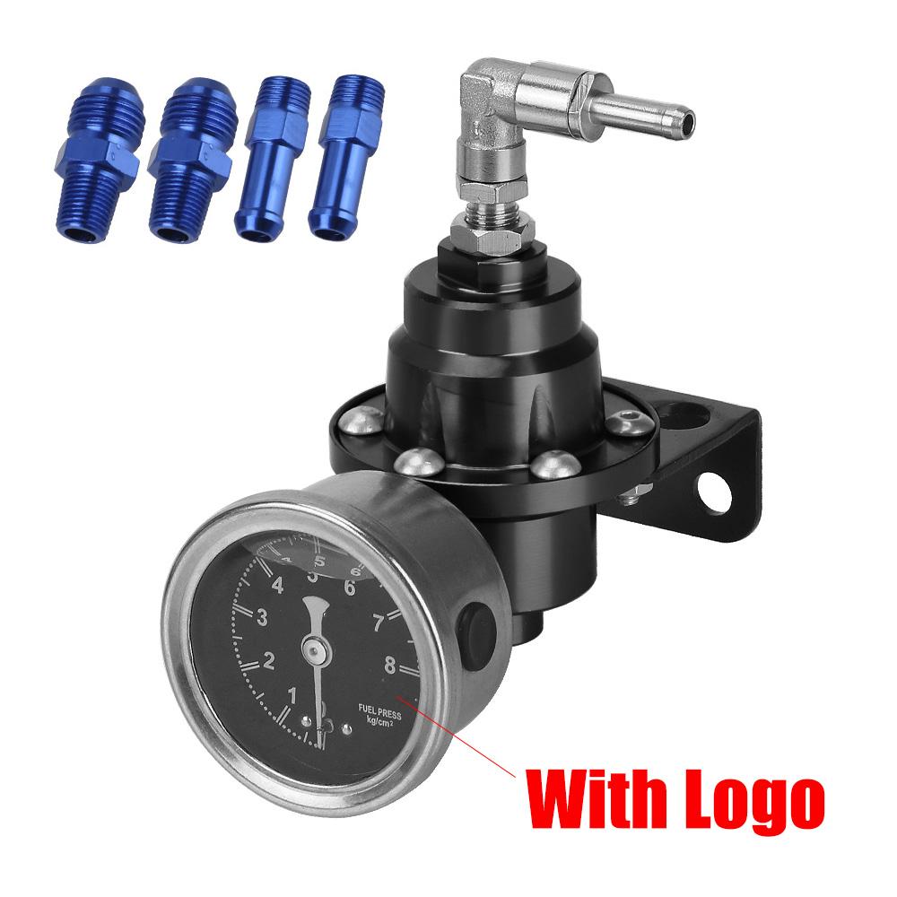 Ремонт автомобиля, топливный нагнетатель, алюминиевые автомобильные аксессуары, регулируемый регулятор давления топлива с универсальным комплектом манометров