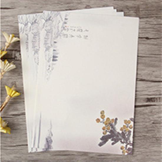 8Pcs Party Letter Paper Set Канцелярские принадлежности Школьный офисный блокнот для рисования Эскизный блокнот Канцелярские принадлежности