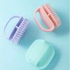 Силиконовый массажер для кожи головы, щетка для шампуня, мягкая силиконовая щетка для очищения волос, удаления перхоти, для влажного и сухого использования, для ванны и душа, домашний инструмент