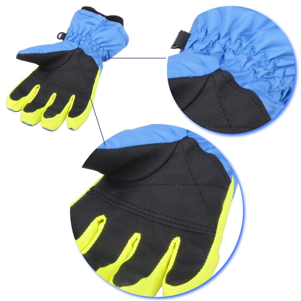 TRIWONDER Ski Cold Snow Gloves for Boys and and for Winter Outdoors Kids' Gloves, Waterproof, Weather, Girls, Non-Slip, Breathable, Ventilated,