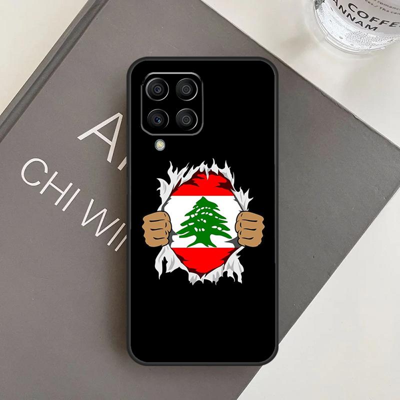 Lebanese Lebanon Flag Case For Samsung Galaxy M15 M35 M55 M56 M36 M16 M06 M31 M13 M33 M53 M12 M32 M52 M14 M34 M54