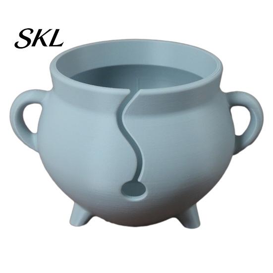 Practical Knitting Organizer 3D Printed Yarn Bowl, Smooth Rotating Circular Tool for Wool Holder Crochet Thread, Tangle Free Weaving Supplies