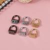 2Pcs D Ring Bag Side Clip Buckles Screw Handbag Chain Handles Connector Hanger