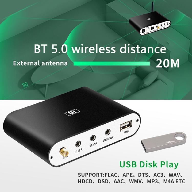 5.1 Аудио Декодер с Bluetooth-совместимым U-диском DTS AC3 Для Усилителя/Колонки