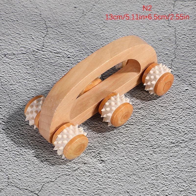 1pc Wooden Massage Roller Portable Massage Tools For Face Neck Muscle Relax Head Foot Massager Stick Body Relaxation