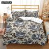 Комплекты постельного белья из полиэстера с цифровым принтом «Растения и цветы» для детей, покрывала для мальчиков, комплект постельного белья для подростков
