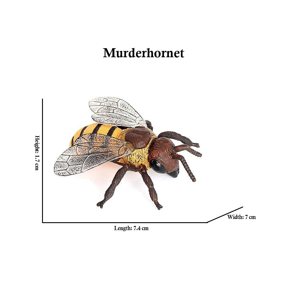 Insect Toy Miniature Insects Figures Animal Figurines Beetle Bee Spider Models Action Figure Plastic Animals Toys for Children