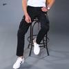 Высококачественные повседневные брюки для мужчин, свободные брюки-карго с несколькими карманами, модные черные брюки для работы