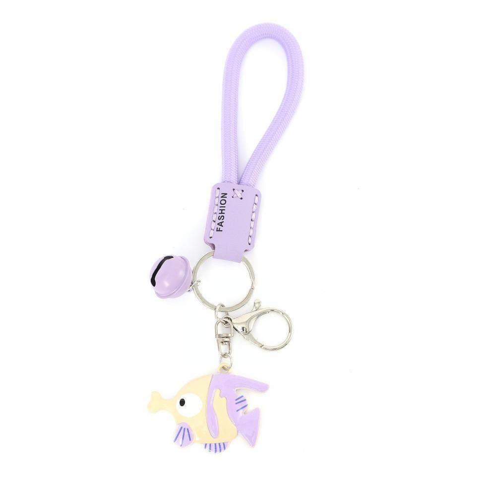 Wrist Strap Clown Fish Key Chain Anti-lost Anime Cartoon Key Charm Jewelry Accessories