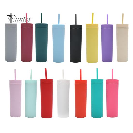 Чашка-непроливайка с широким горлом, 16 унций, с трубочкой и крышкой, герметичная, герметичная, с изоляцией, для дома, офиса, спортзала, путешествий