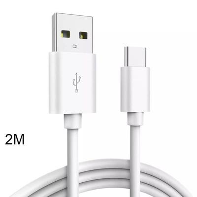 Кабель USB-C - E.F.CONNECTION - 2 метра - Белый - Совместим с Xiaomi 11, 12, 13, 14, 15, Redmi Note 11/12/13/14