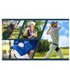 Golf Club Cleaning Towel Fine Fiber Waist Hanging Golf Ball Wipe Cloth for Golf Course Outdoor Sports Equipment Blue