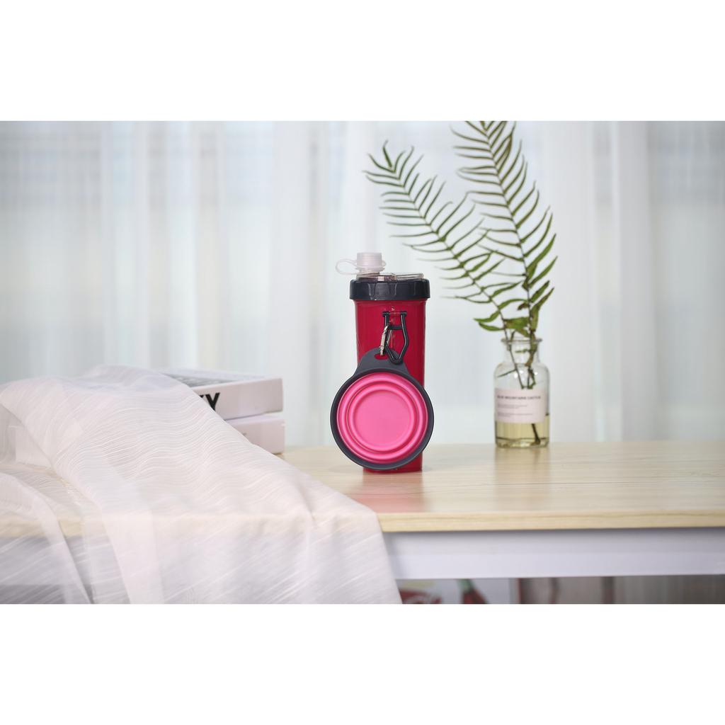 Чашка для воды и еды для домашних животных, складная миска для кормления собак на открытом воздухе, принадлежности для домашних животных, чашка для воды и еды двойного назначения, чашка для домашних животных