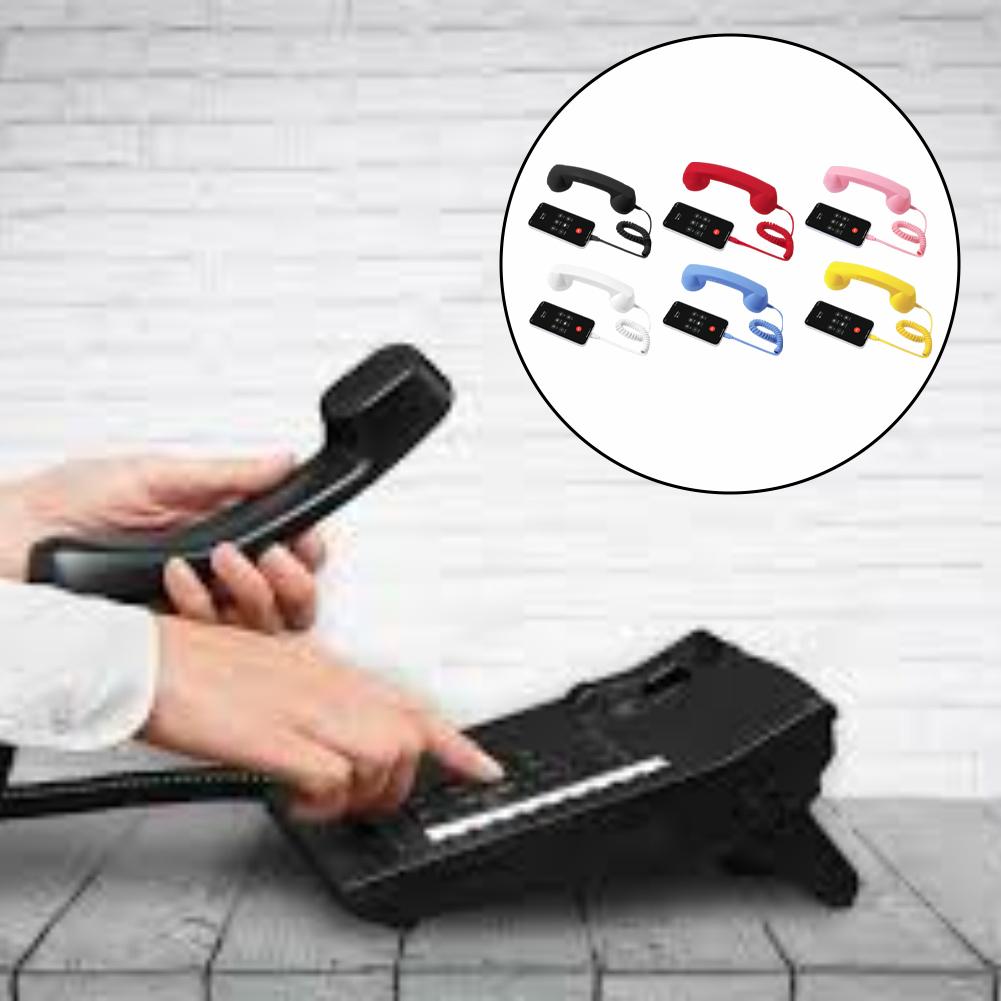 Built-in Speaker Retro Handset Type-C Handset Clear Call Audio
