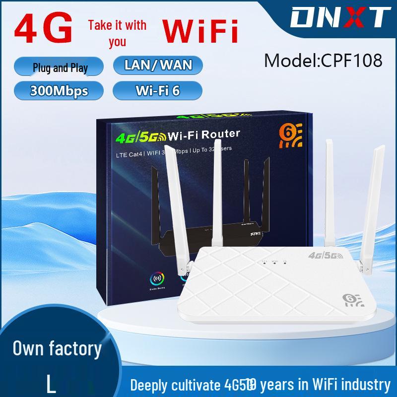 Беспроводной 4G LTE роутер CP108 с WiFi 5G для России