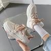 Spring New Casual Versatile Sports Little White Shoes Women's Thick-soled Heightening Women's Shoes Board Shoes