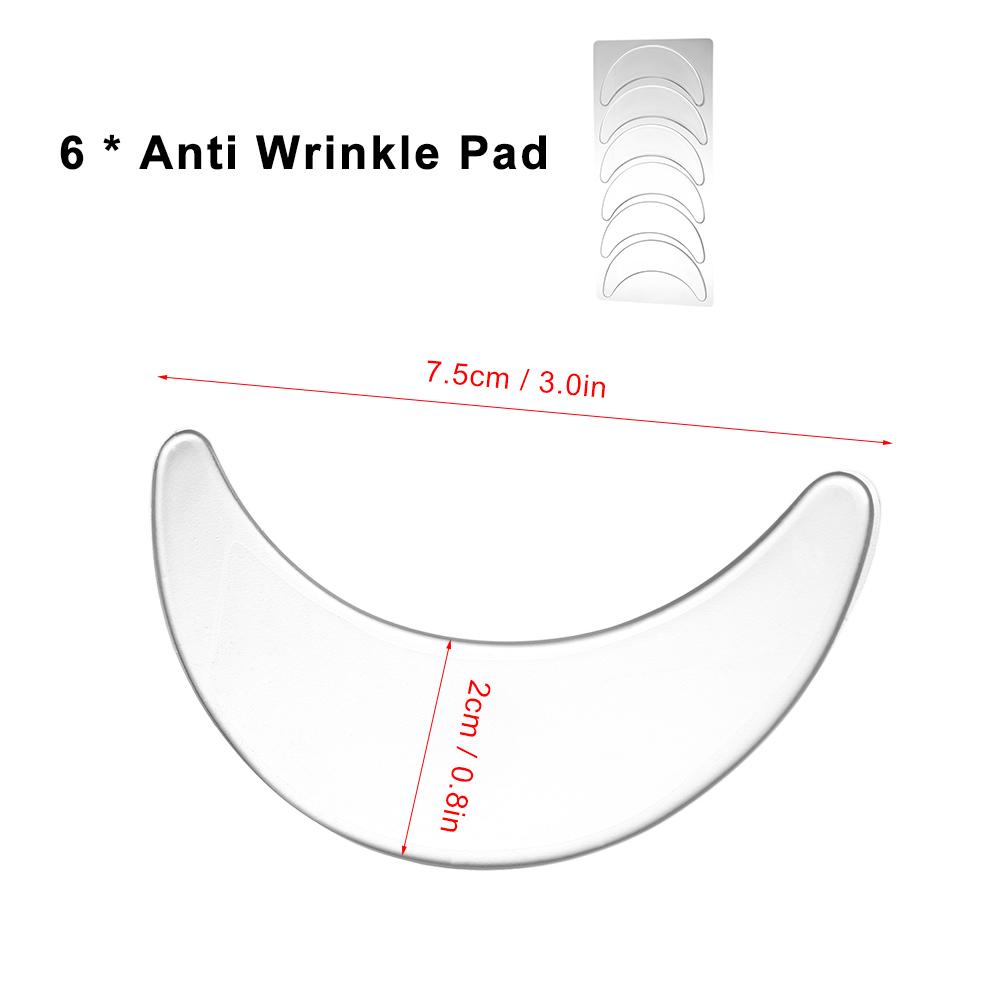 Набор силиконовых увлажняюзий патчей для лица против морщин 6шт