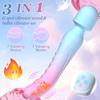 3 В 1 Режим Дилдо Вибратор AV Секс-машина Волшебная палочка Стимулятор клитора точки G Женский вагинальный массажер Женский секс-игрушка для взрослых 18+