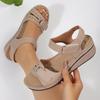 2025 New Women Sandals Wedge Buckle Orthopedic Outdoor Shoes Female Summer Soft Sexy Open Toe Fashion Sandals Sandalias De Mujer