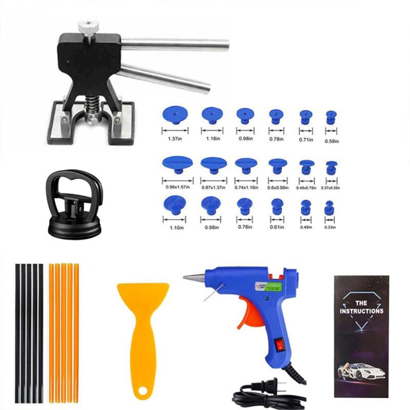 19 шт./компл., наборы для ремонта вмятин без покраски, наборы для удаления вмятин, наборы для удаления вмятин для автомобиля