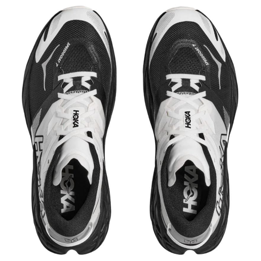 HOKA One One SPEEDGOAT 7 Кроссовки для трейлраннинга Женские Черно-белые 1171931-BWHT