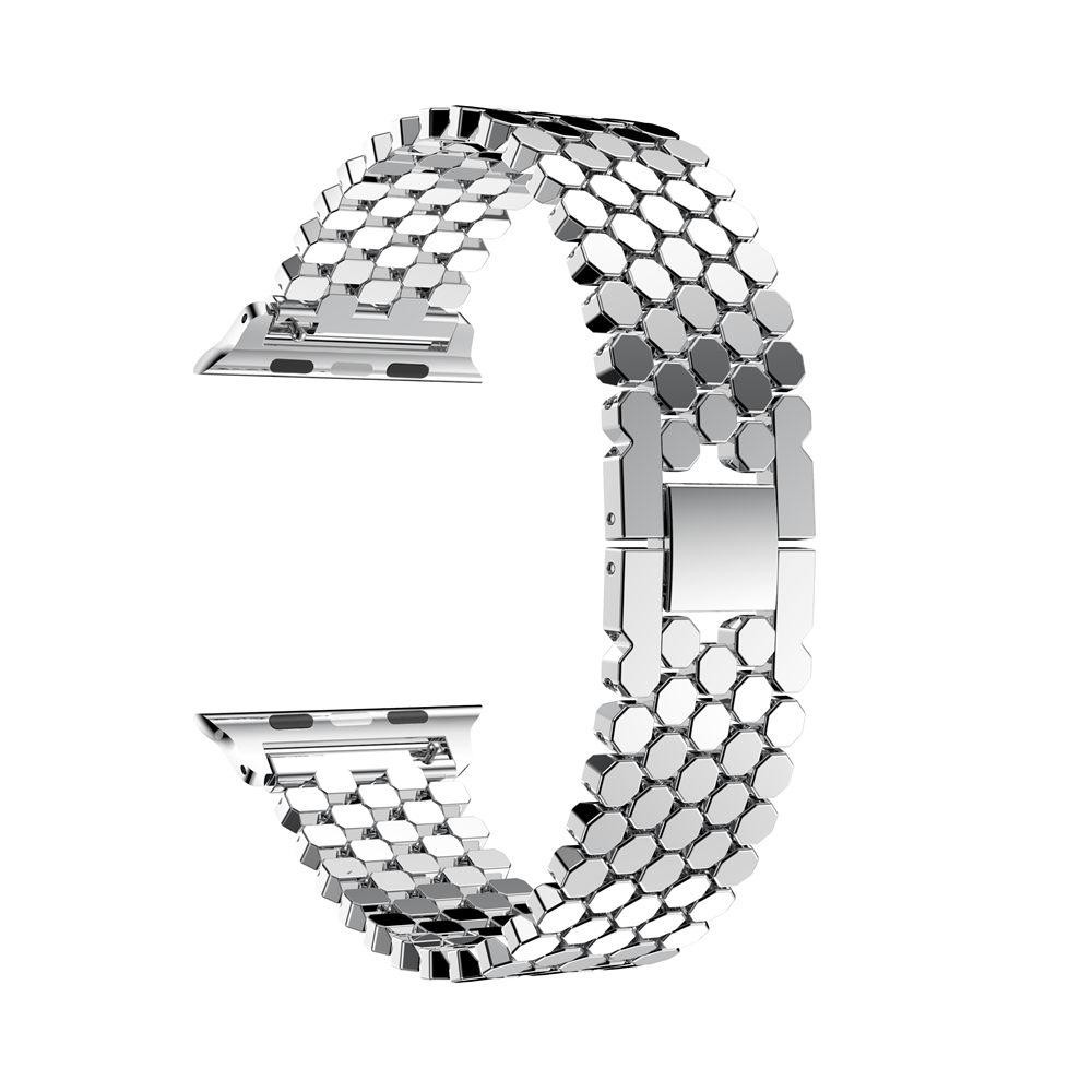 Роскошный стальной ремешок-браслет для Apple Watch, ремешок 45 мм, 41 мм, 44 мм, 40 мм, 42 мм, 38 мм, для серии iwatch 7, 6 SE, 5, 4, 3, 2, 1, металлический ремешок для часов на запястье