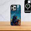 Чехол для телефона с артом по мотивам видеоигр Для iPhone 17, 16, 15, 14, 13, 12, 11 Plus, Pro Магнитный с Magsafe Беспроводная зарядка