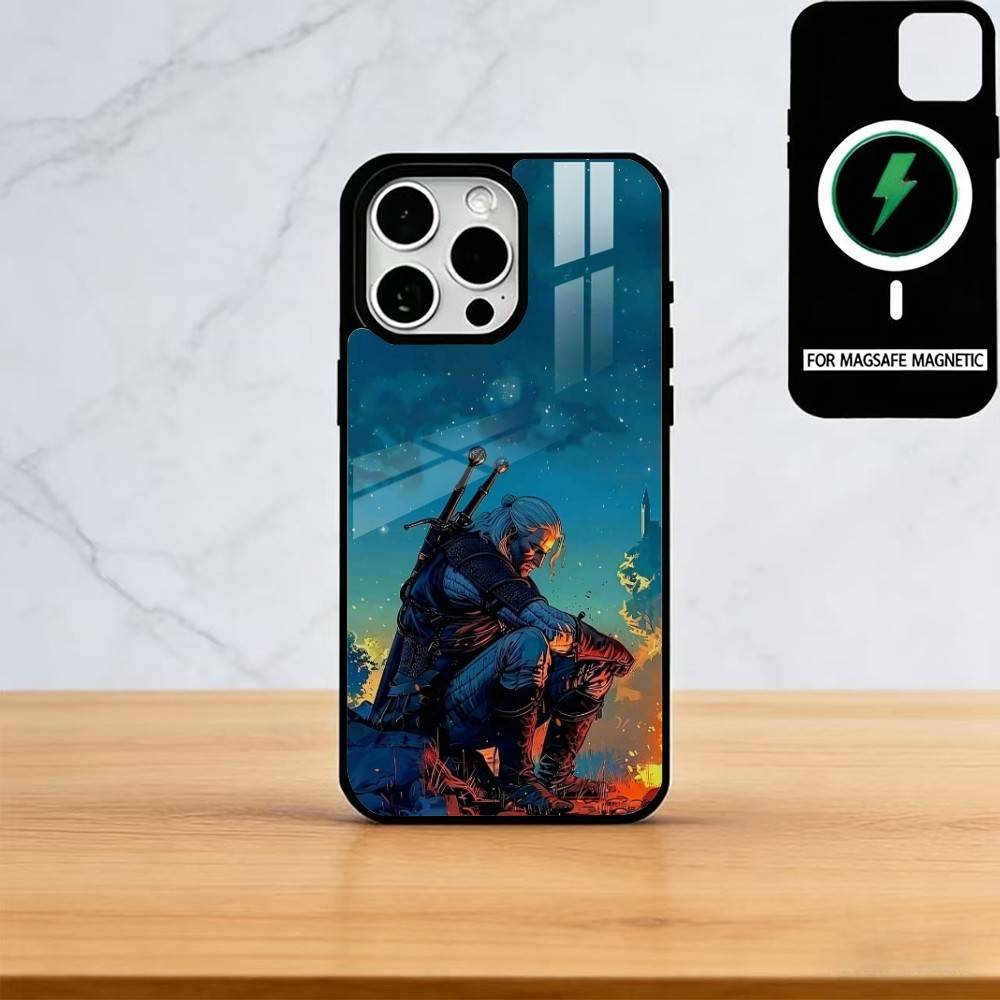 Чехол для телефона с артом по мотивам видеоигр Для iPhone 17, 16, 15, 14, 13, 12, 11 Plus, Pro Магнитный с Magsafe Беспроводная зарядка
