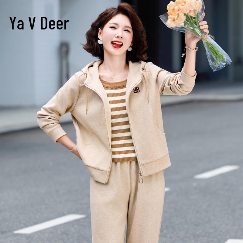 Осенний спортивный костюм Yalu для зрелых женщин