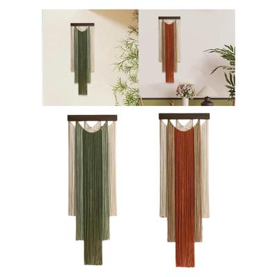 Тканый вручную макраме гобелен на стену плетёное искусство для украшения стен интерьера и современных домашних текстильных пространств