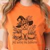 Westie Just Waiting For Halloween T Shirt Fall West Highland Terrier Lover Cute Dog In Witch Hat Mama Vintage Versatile