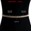 Accessories, Simple And Personalized Multi-Layer Beaded Chain Belt, Retro Punk Sequined Waist Chain For Women