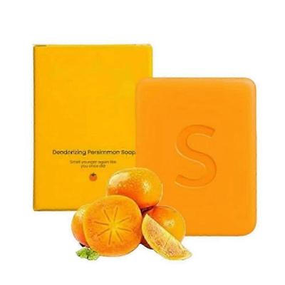 1-3X Мыло-брусок Swarva Persimmon для тела, контроль запаха, дезодорант для мужчин и женщин