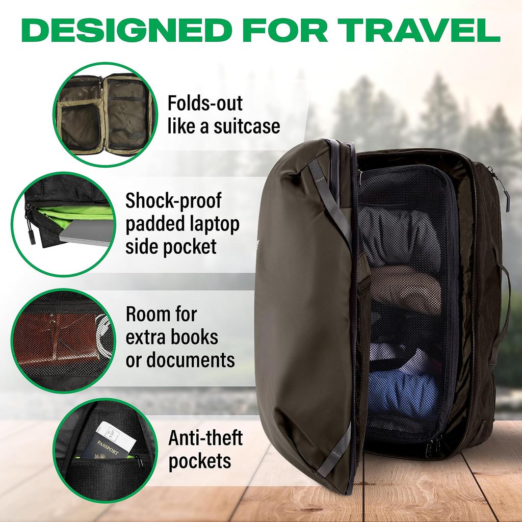 Рюкзак Island Hopper Ultimate Travel Pack, черный [COR Surf] (28л,