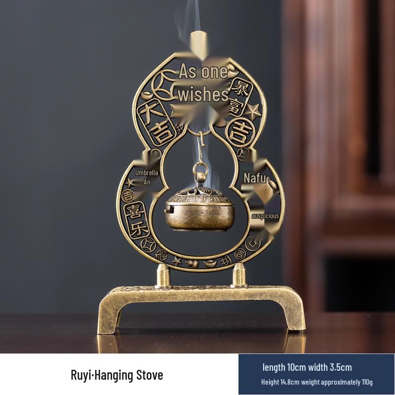 Креативная подвесная благовонница в виде журавля и лотоса - Дзен, чайная церемония, домашний декор.