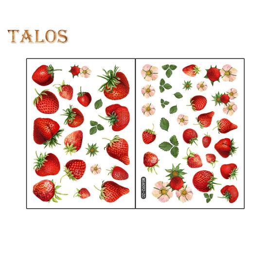 2Pcs/Set Wall Sticker Self-adhesive Decorative Colorfast Attractive Office Living Room Decoration Wall Sticker Household Supplies