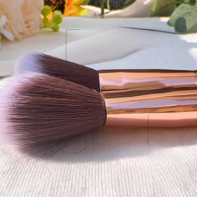 Marble Color Contour Brush 2pcs Highlighting Brush Loose Powder Brush Beauty Tools
