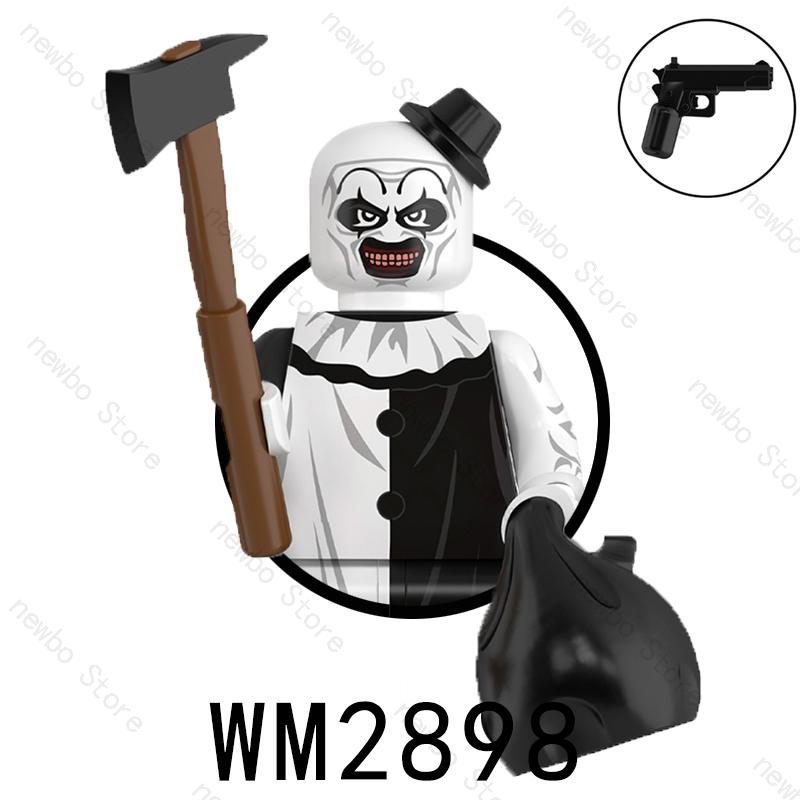 WM6205 Горячие Мини Фигурки Персонажей Главных Героев Фильмов Ужасов Монахиня Вампир Строительные Блоки Хэллоуинские Игрушки Для Детей