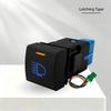 12V Push Switch ON-OFF Momentary Button for Toyota LandCruiser 300 Corolla RAV4 Camry Hilux Fog LED Light Bar Camera Garage Horn